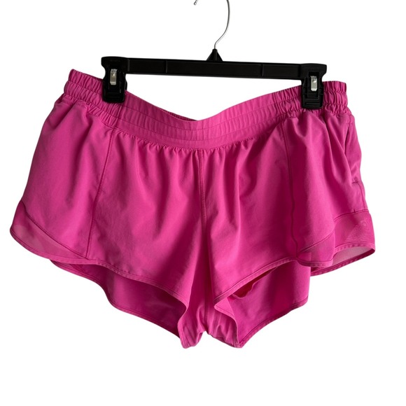 lululemon athletica Pants - LULULEMON‎ Dark Pink Hotty Hot Low -Rise Lined Ladies Gym Athletic Shorts, 14